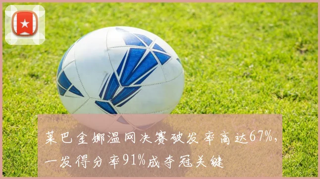 莱巴金娜温网决赛破发率高达67%，一发得分率91%成夺冠关键